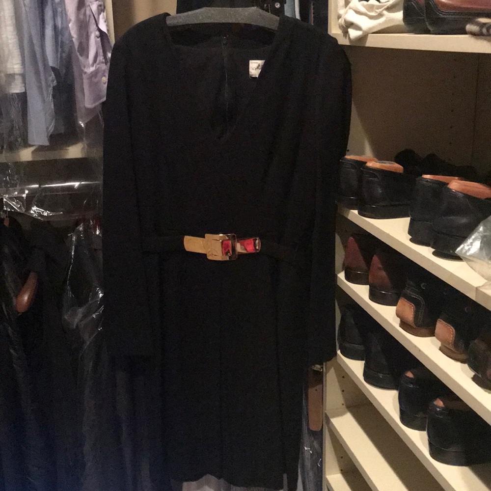 Milly Black knit dress